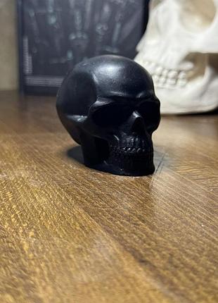 Статуетка череп fullblack abc handmade 2