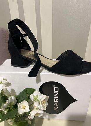 Продам босоніжки замша karino, 40 розмір