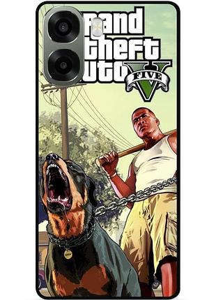 Силіконовий бампер чохол для oppo a6x з малюнком gta гта