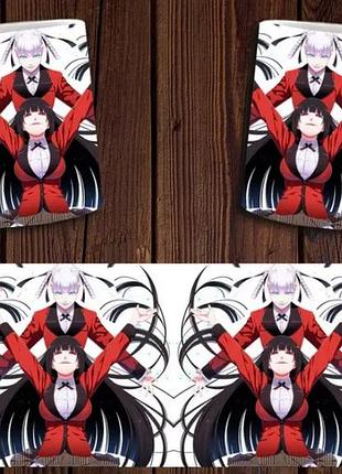 Чашка белая керамическая "безумный азарт" kakegurui abc