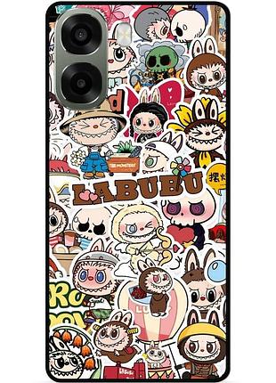Силіконовий бампер чохол для oppo a6x з малюнком лабубу labubu