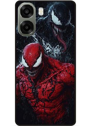 Силіконовий чохол бампер для oppo a6x з малюнком venom веном