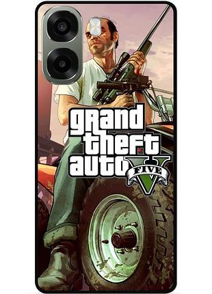 Силіконовий бампер чохол для oppo a6x з малюнком gta гта