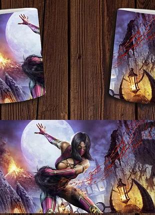 Чашка белая керамическая с принтом "mortal kombat" мортал комбат abc
