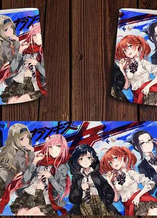 Чашка белая керамическая "любимый во франксе" darling in the franxx abc