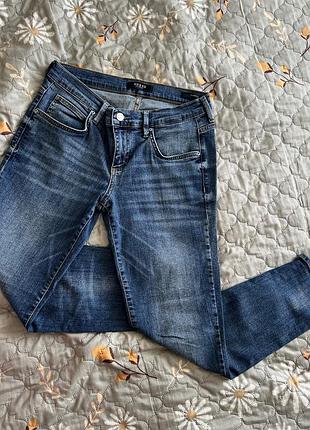 Guess tomboy jeans оригінал стильні базові прямі сині джинси преміум бренду