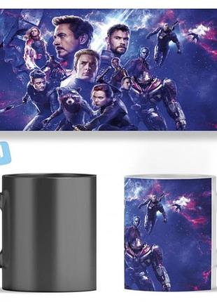 Чашка хамелеон avengers: infinity war (мстители: война бесконечности) abc