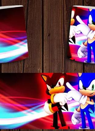Чашка біла керамічна "sonic" соник abc