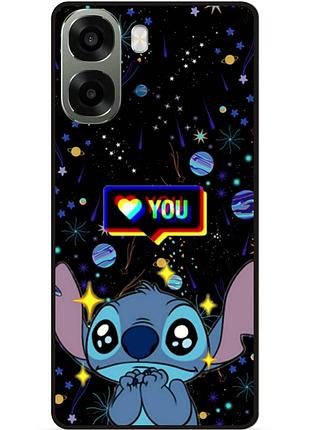 Силіконовий бампер чохол для oppo a6x стіч stitch