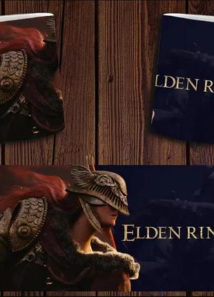 Чашка белая керамическая с принтом "elden ring" элден ринг abc