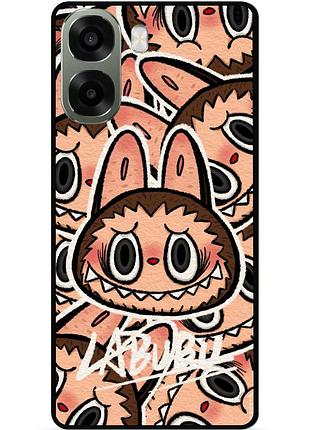 Силіконовий бампер чохол для oppo a6x з малюнком лабубу labubu