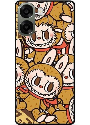 Силіконовий бампер чохол для oppo a6x з малюнком лабубу labubu
