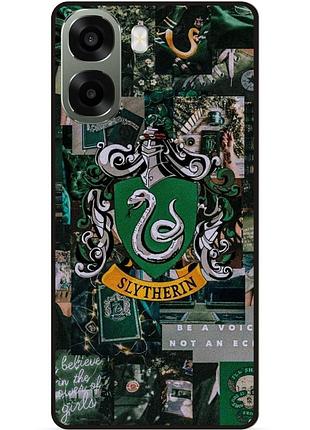 Чохол силіконовий бампер для oppo a6x з малюнком слизерин slytherin гаррі поттер harry potter