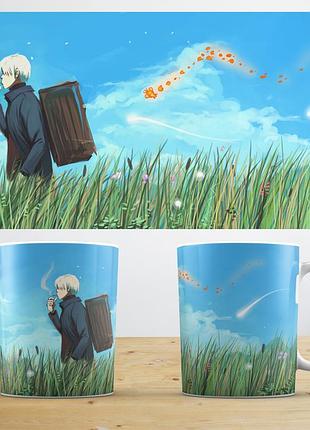 Кружка аніме «mushishi» майстер мусі мушіші чашка abc