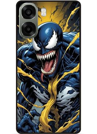 Силіконовий чохол бампер для oppo a6x з малюнком venom карнаж веном