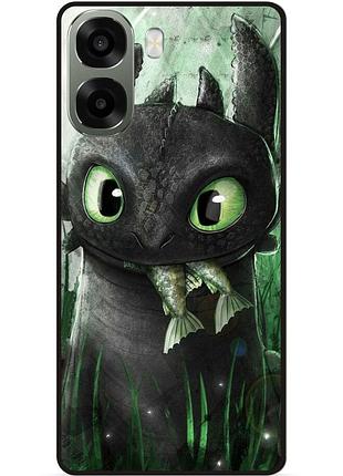 Силиконовый чехол для oppo a6x с картинкой как приручить дракона dragon