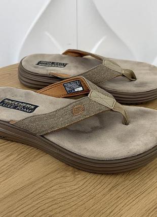 Оригінальні чоловічі шльопанці вʼєтнамки skechers
