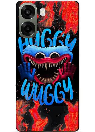 Силіконовий чохол бампер для oppo a6x з малюнком хаггі вагі huggy wuggy