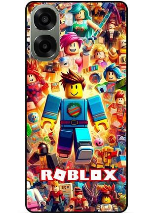 Силіконовий чохол бампер для oppo a6x з малюнком roblox гра роблокс
