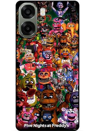 Силіконовий бампер чохол для oppo a6x з малюнком аніматроніки freddy фредді