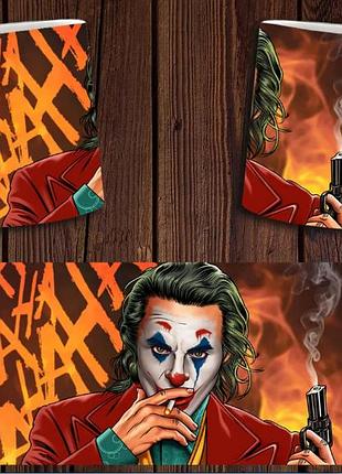 Чашка белая керамическая "джокер" joker abc