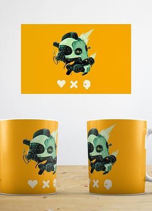 Чашка з прінтом серіал любов, смерть і роботи постер love, death + robots abc