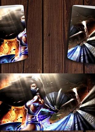 Чашка белая керамическая с принтом "mortal kombat" мортал комбат abc