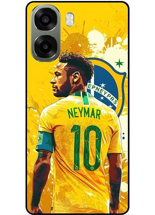 Силіконовий чохол бампер для oppo a6x з картинкою неймар neymar