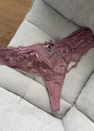 Труси стрінги мереживні трусики hunkemöller