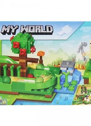 Конструктор майнкрафт (myworld) 125 деталей abc