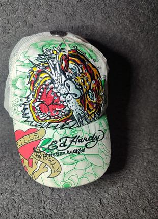 Кепка-тракер ed hardy (by christian audigier) y2k