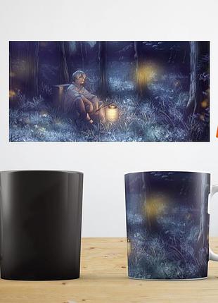 Термокружка аніме «mushishi» майстер мусі мушіші чашка хамелеон abc