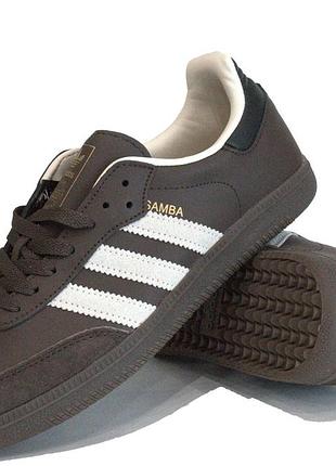 Женские кроссовки adidas samba кожа/замша, демисезон, унисекс с 37 по 41р 39