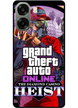 Силіконовий бампер чохол для oppo a6x з малюнком gta гта