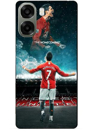 Силіконовий чохол бампер для oppo a6x з малюнком роналдо мю ronaldo