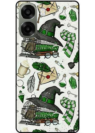 Чохол силіконовий бампер для oppo a6x з картинкою слизерин slytherin гаррі поттер harry potter