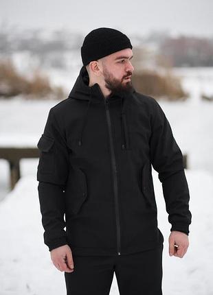 Куртка softshell intruder черный софтшел мужская xxl