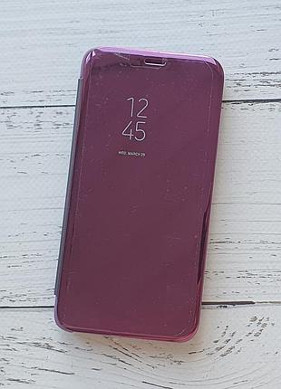 Чехол-книжка для samsung galaxy s10e (g970) пластиковый, фиолетовый