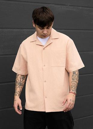 Базовая летняя рубашка staff will beige
