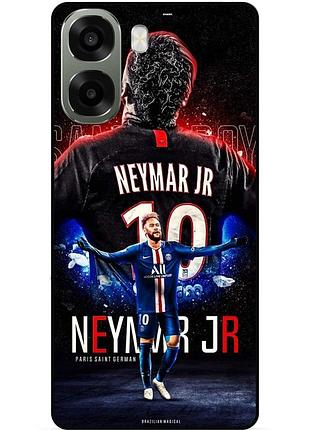 Силіконовий чохол бампер для oppo a6x з малюнком неймар neymar