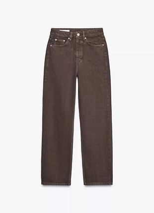 Sale до 16 июня!!️ новые шоколадные джинсы zara