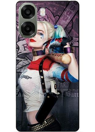 Силіконовий чохол бампер для oppo a6x з малюнком харлі квінн
