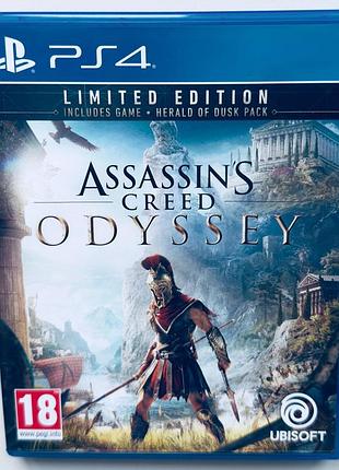 Assassin's creed odyssey limited edition, б/у, английская версия - диск для playstation 4