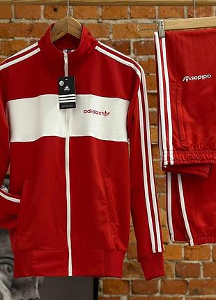 Adidas спортивный костюм кофта+штаны красный весна\осень турецкая двунить, адидас костюм муж xl