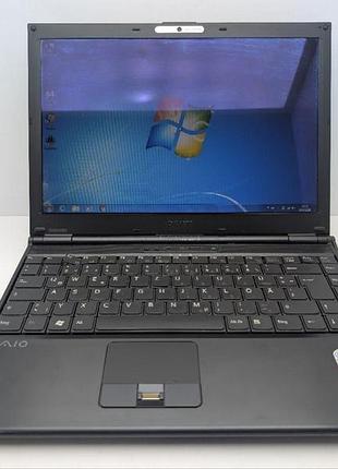 Ноутбук sony vgn-sz71wn/intel core2duo /4gb-ddr2/200gb-hdd/nvidia geforce 8400m/14" hd б/в