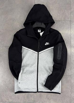 Зип-худи кофта на замке nike tech flecce найк теч флис m