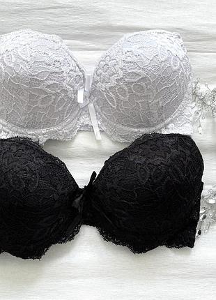 Бюстгальтер push-up "biweier" (а) черный, 70a