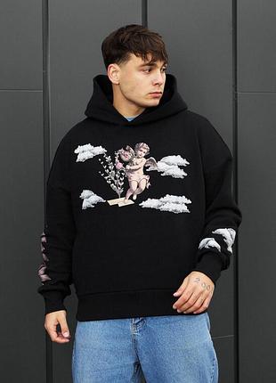Молодежное оверсайз худи staff clouds oversize fleece