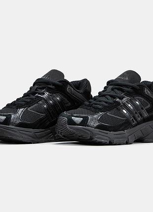 Мужские черные кроссовки adidas response black х адидас 40
