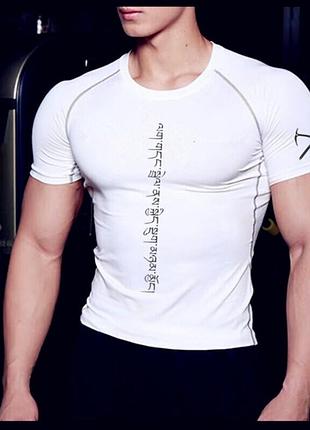 Футболка для занять спортом ftx sportwear у білому кольорі